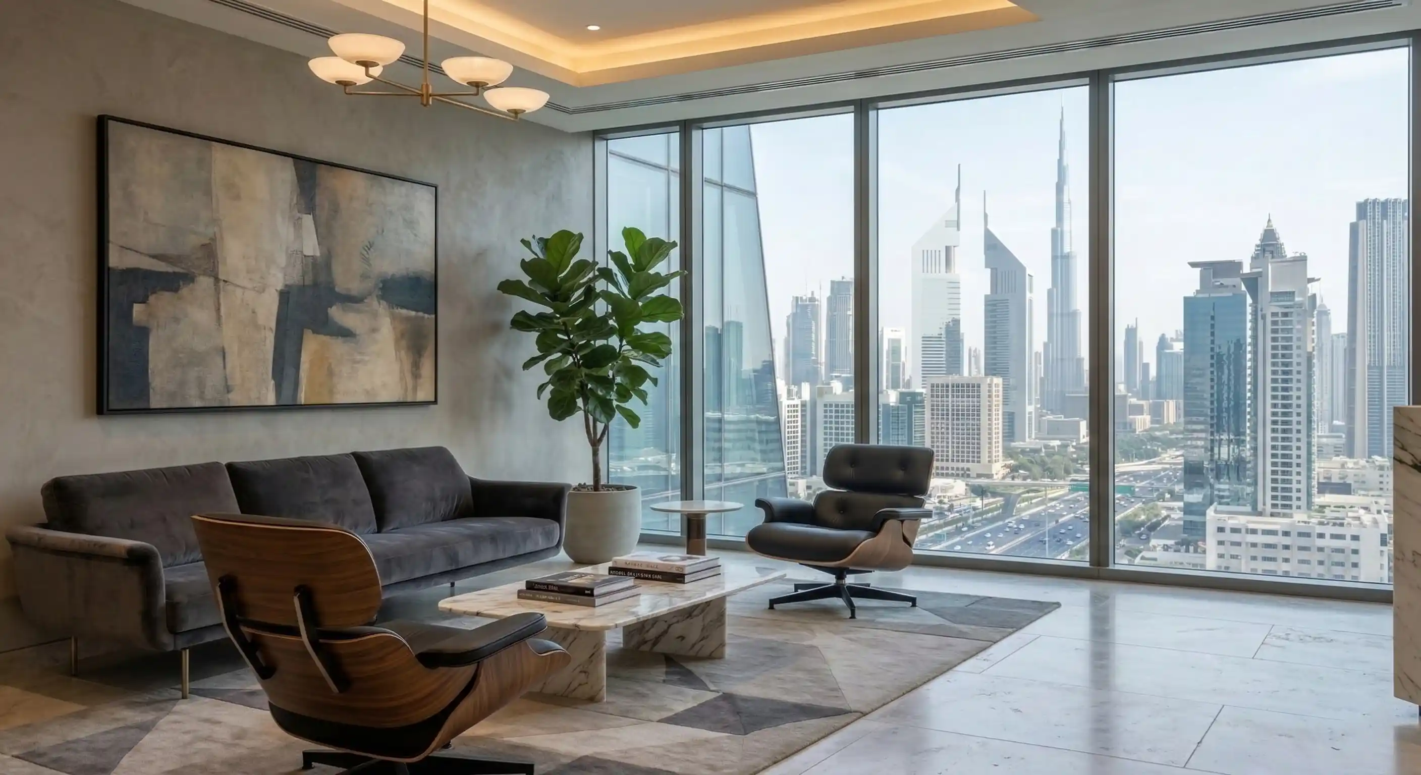 Investor waiting lounge