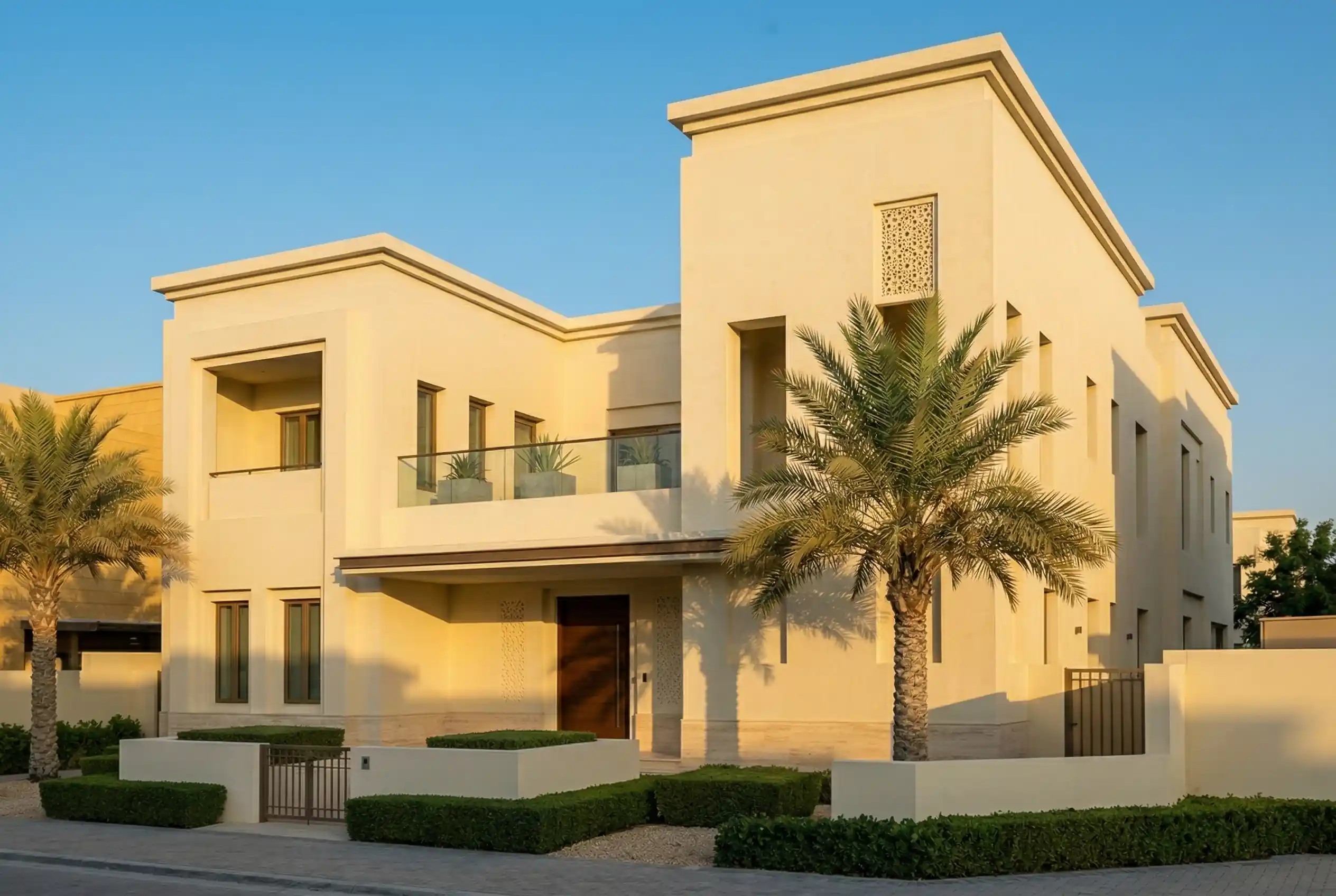 Villa exterior perspective