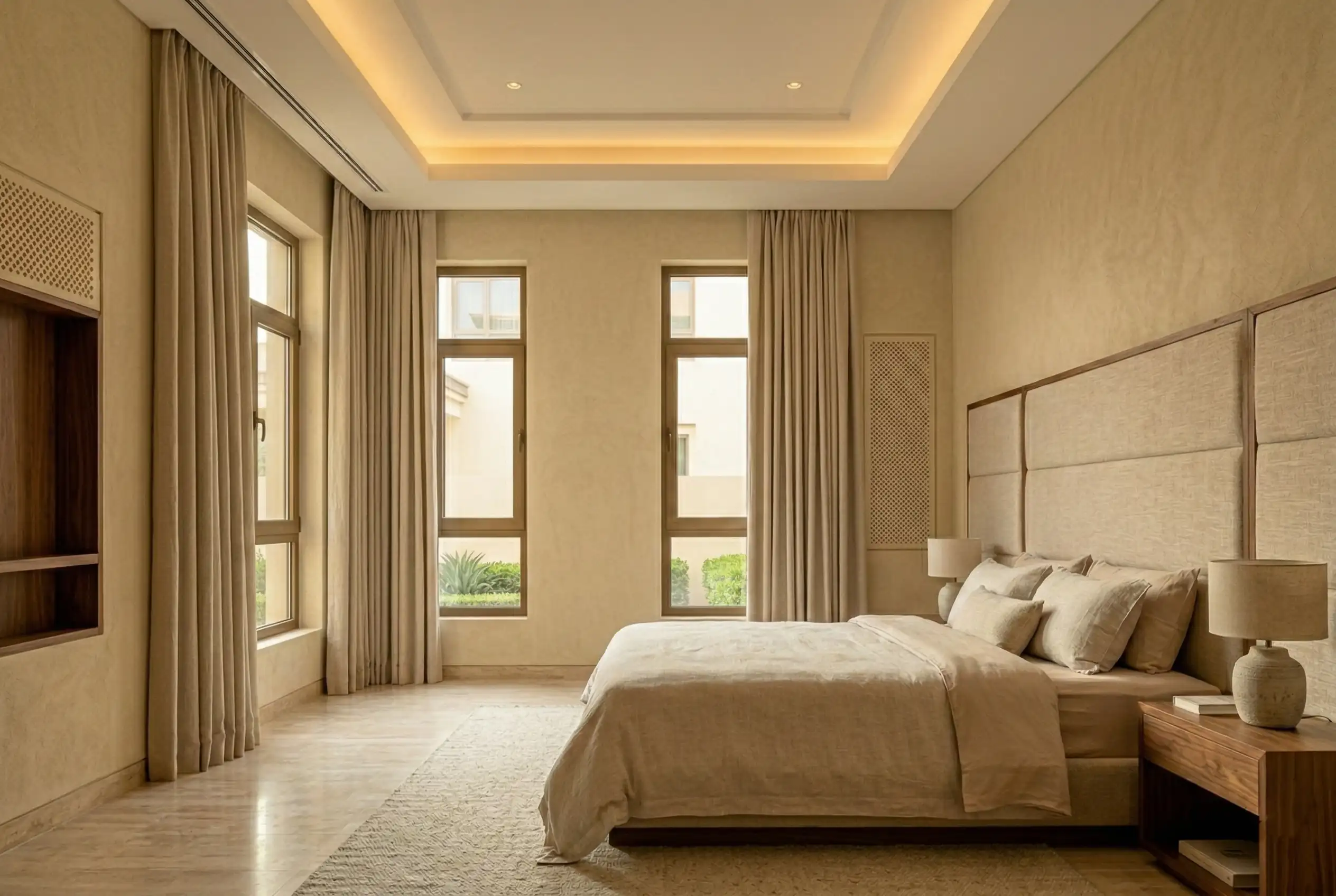 Master bedroom interior