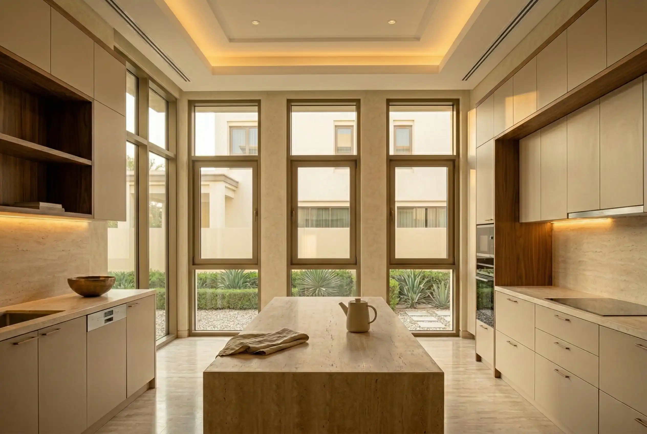 Kitchen and dining area
